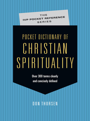 cover image of Pocket Dictionary of Christian Spirituality
